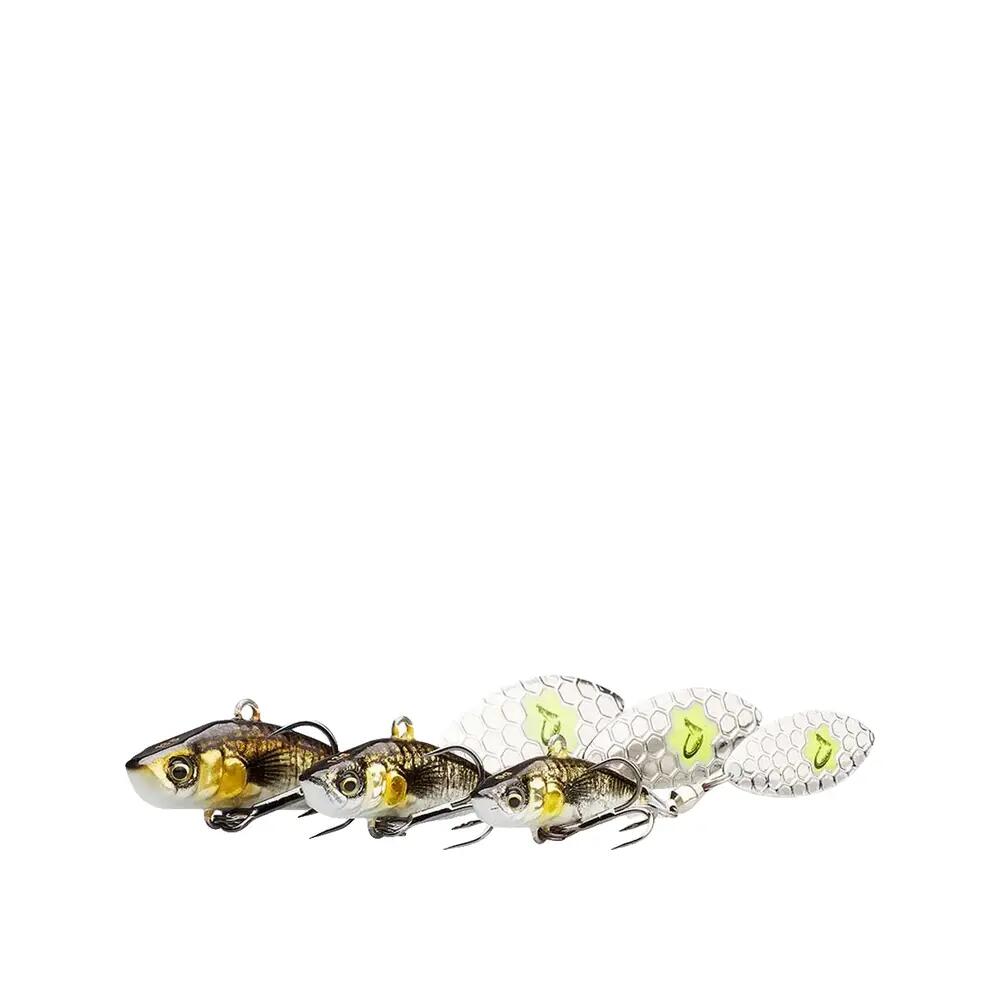 Tail Spinner Savage Gear 3D Sticklebait Tailspin 9g (9g - 6,5cm - Black Silver) 4/5