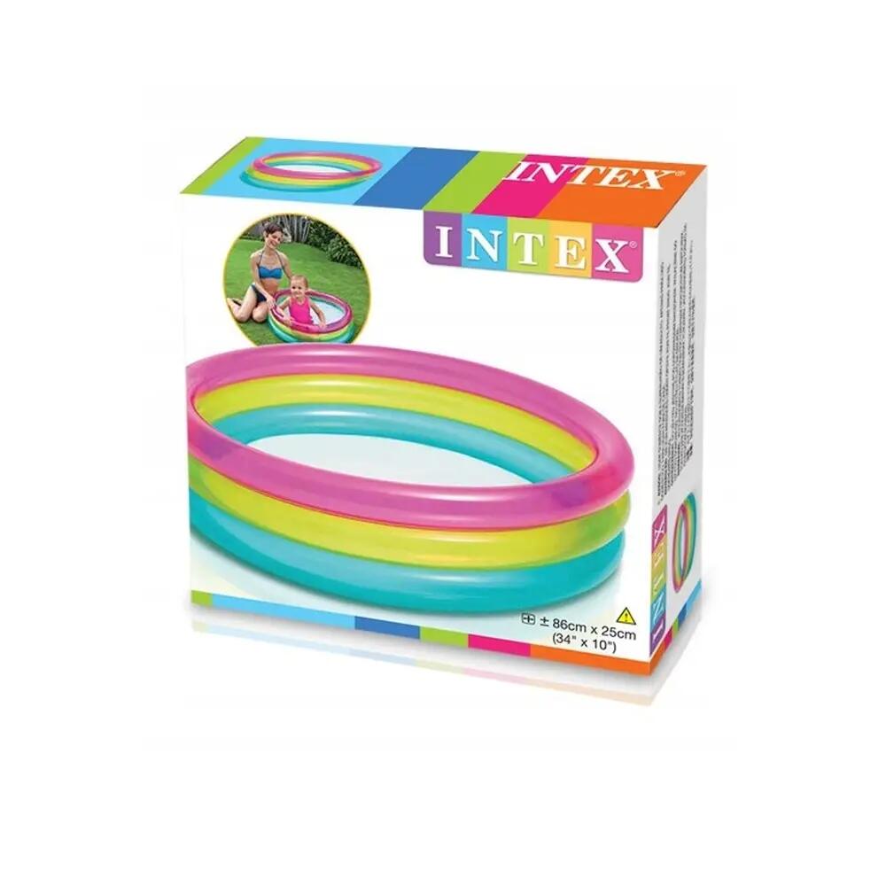 Piscine gonflable Intex Rainbow 4/8
