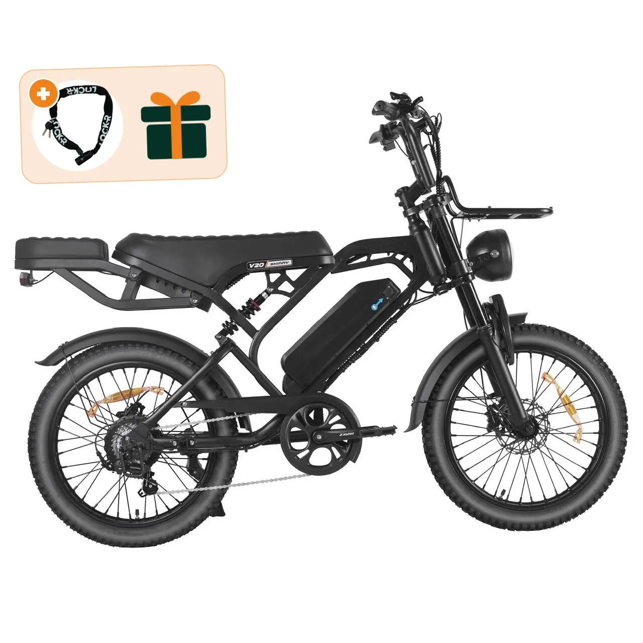 V20 Pro - Electric bike - 20 inch - 250W - 720Wh battery - Black 1/4