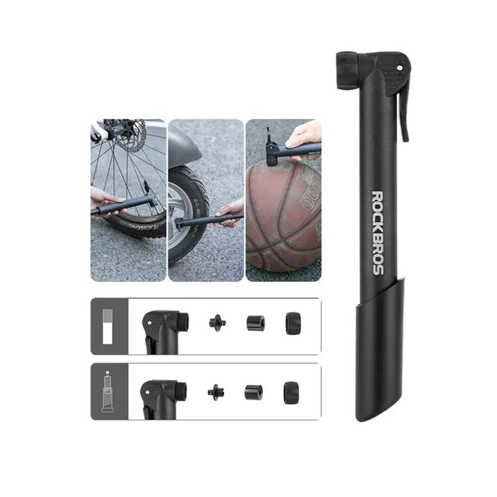 Pompe à vélo ROCKBROS Noir 7/8