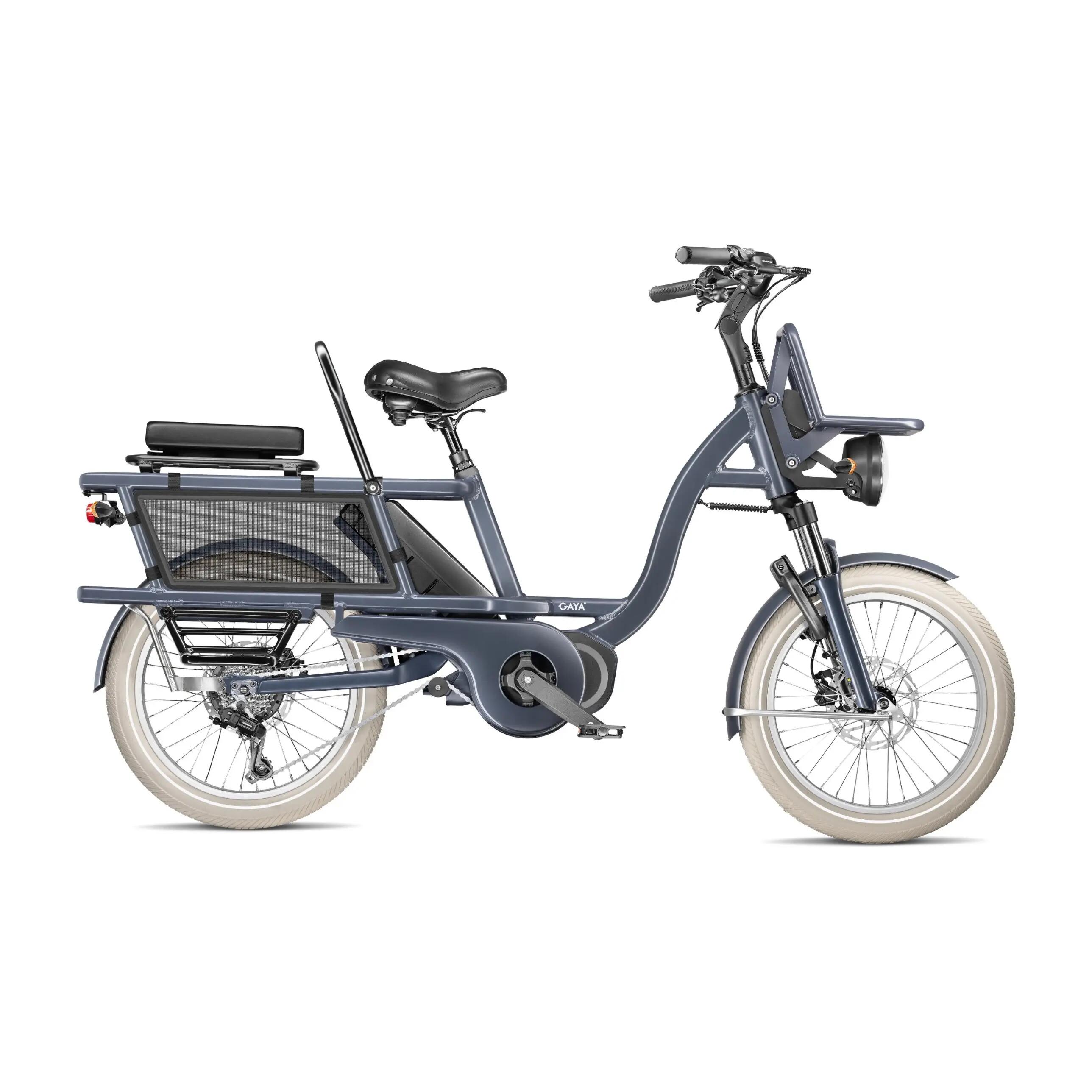 Vélo cargo électrique L'Incroyable Le Court tempête pack adulte 1/8