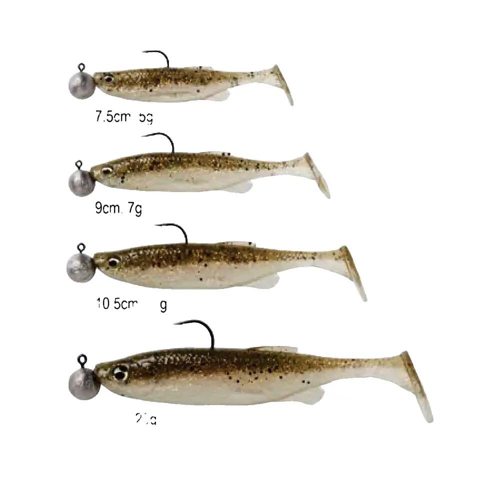 Appât souple Savage Gear Fat Minnow T-Tail RTF 4/8