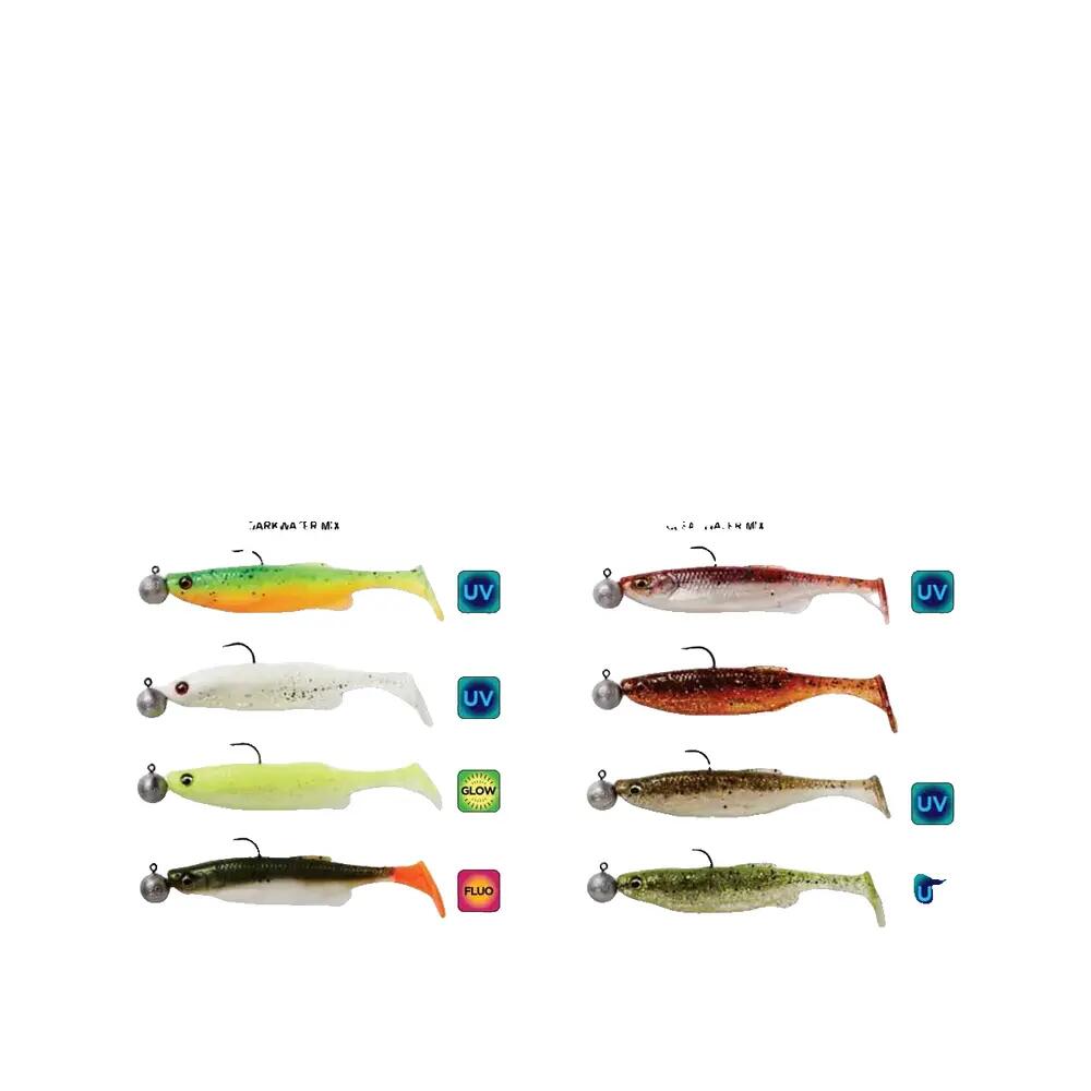 Appât souple Savage Gear Fat Minnow T-Tail RTF 2/8