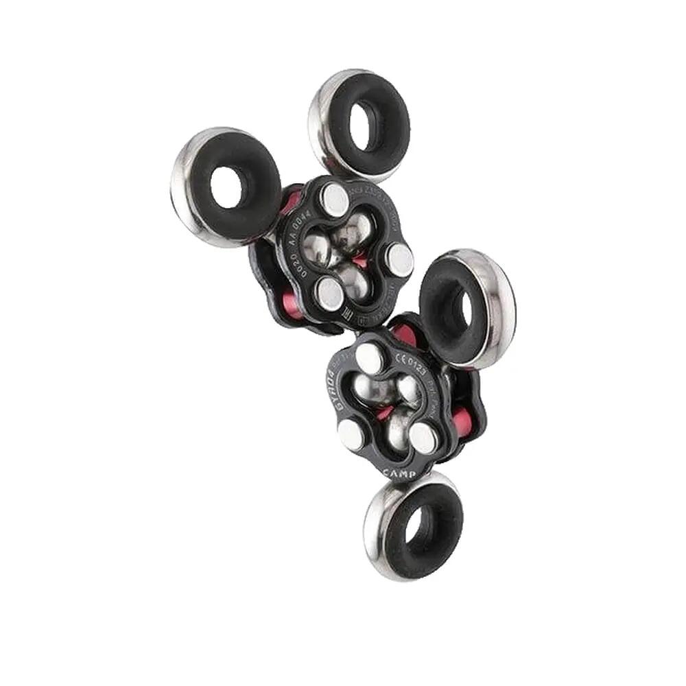 Carabina Camp Gyro4 26kN Preto/Laranja 2/5