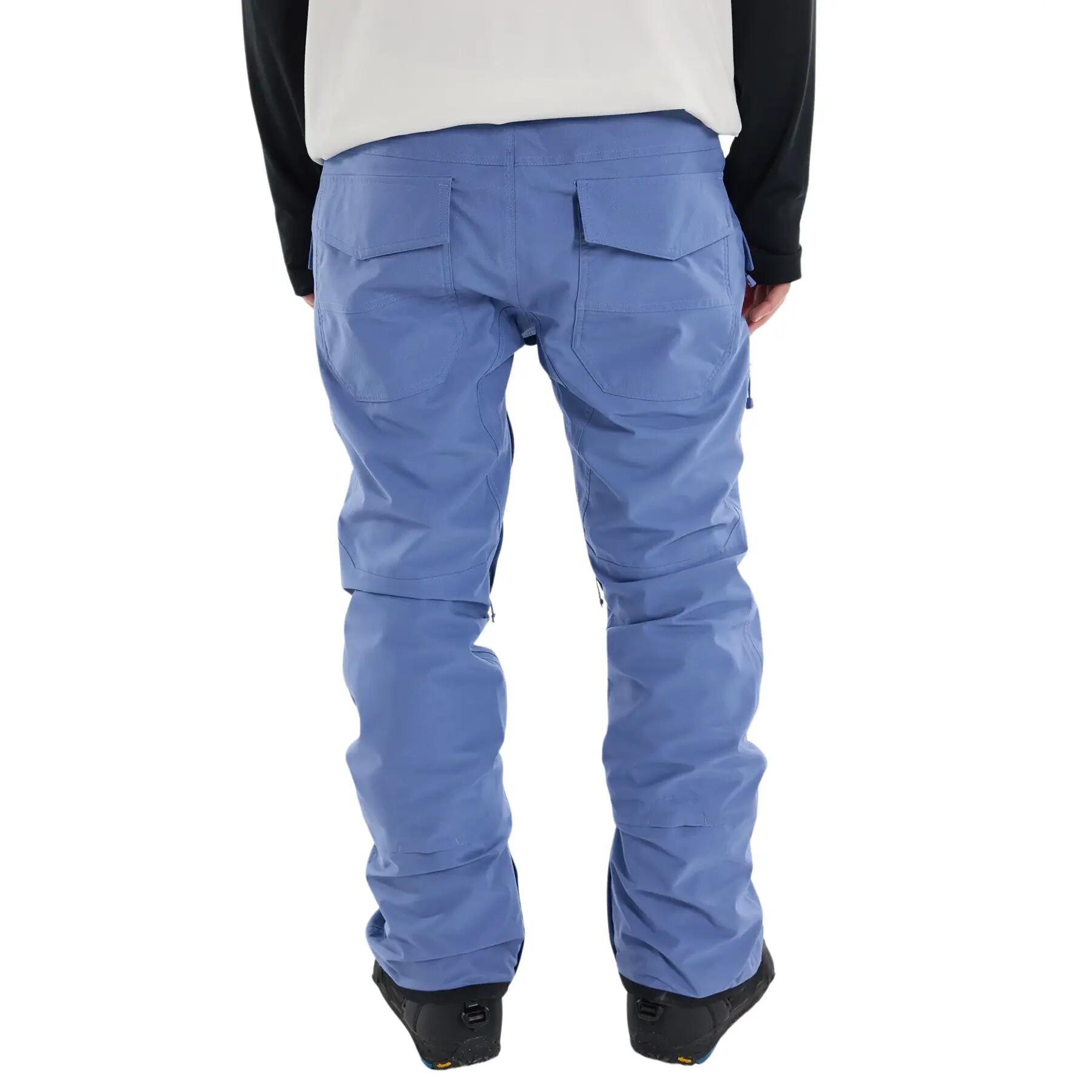Calças de snowboard Burton Southside 2L Slim Azul 2/4