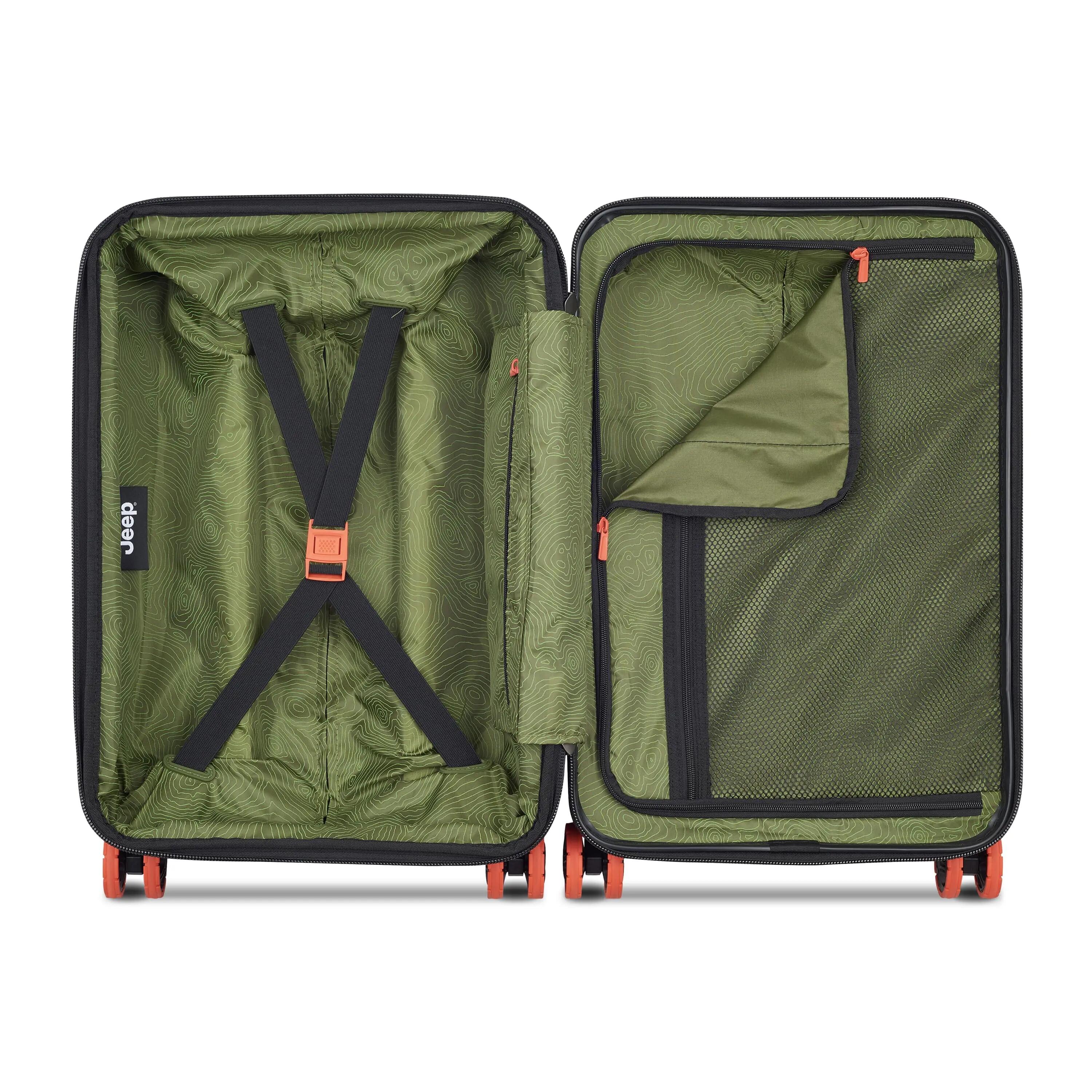 Walizka na kółkach Delsey Jeep JH001A, mała 55 cm 3/10