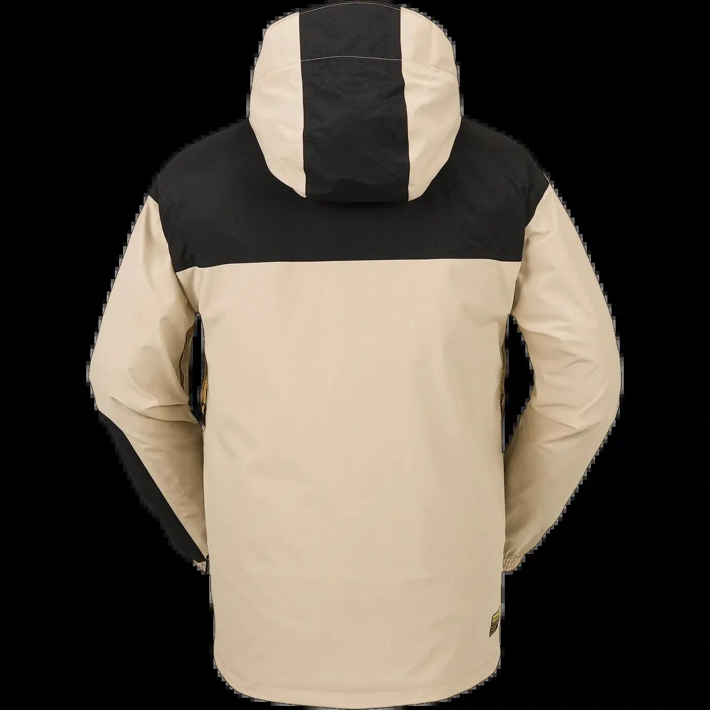 Snowboardjacke mit Kapuze und Reißverschluss Volcom Longo Khakiest 2/3