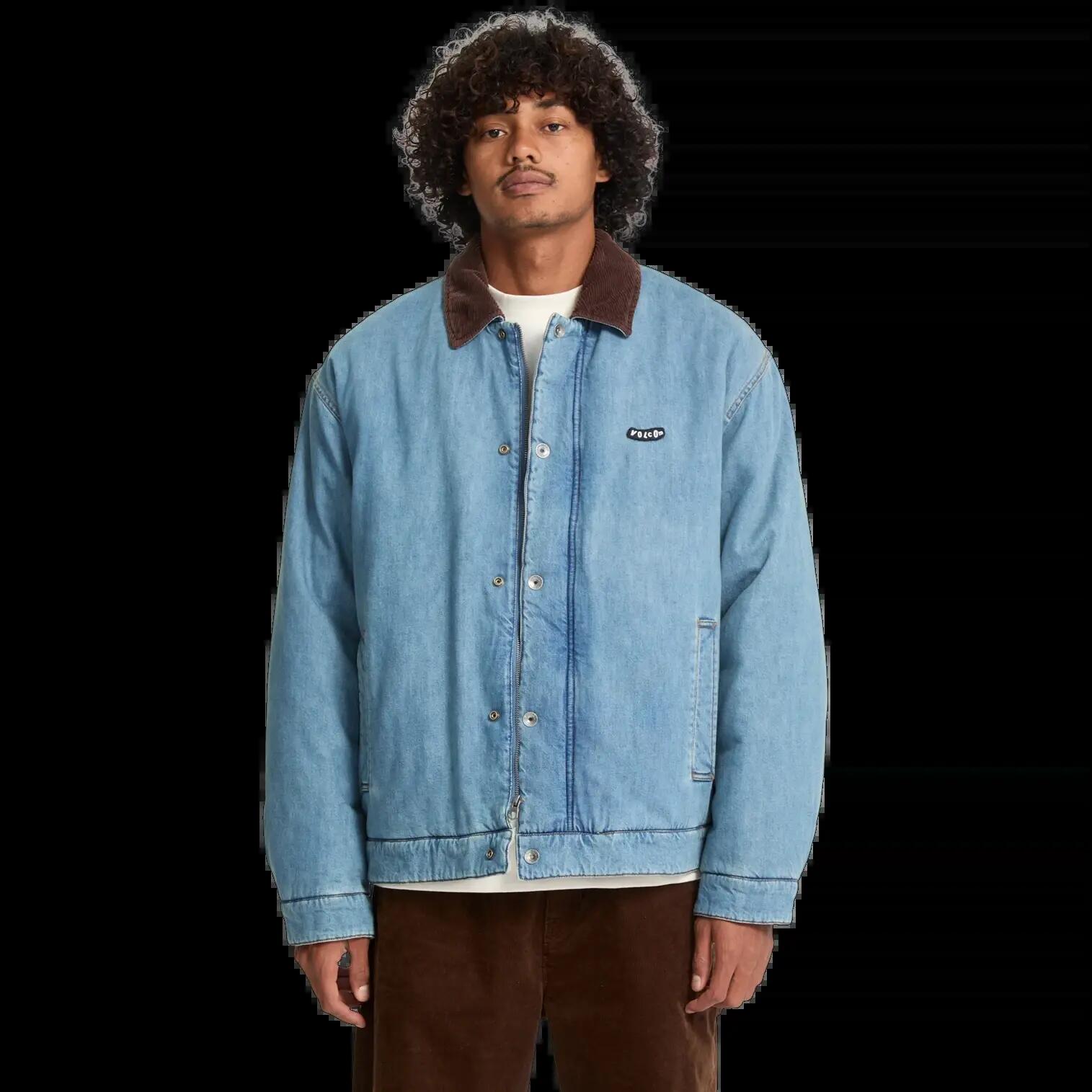 Veste Volcom Stonewish Bleu Denim 5/8