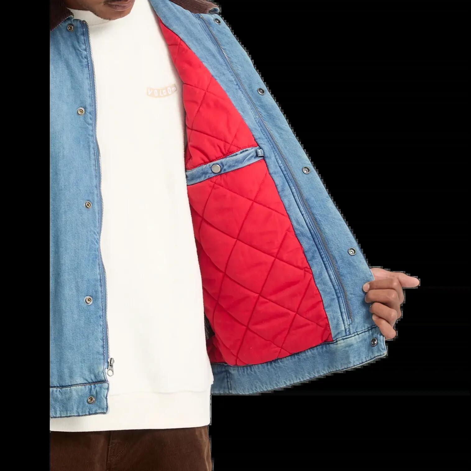 Veste Volcom Stonewish Bleu Denim 4/8