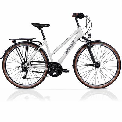 28" trekkingfiets voor dames tr.2820l 24 x versnellingen shimano acera-t3000 sgs