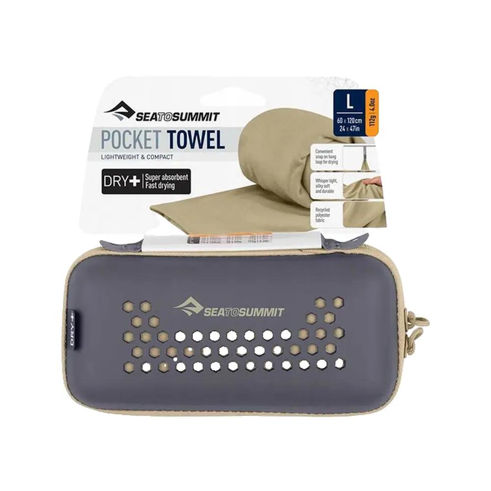 Sea to Summit Tek Towel L - Desert Brown 10/10