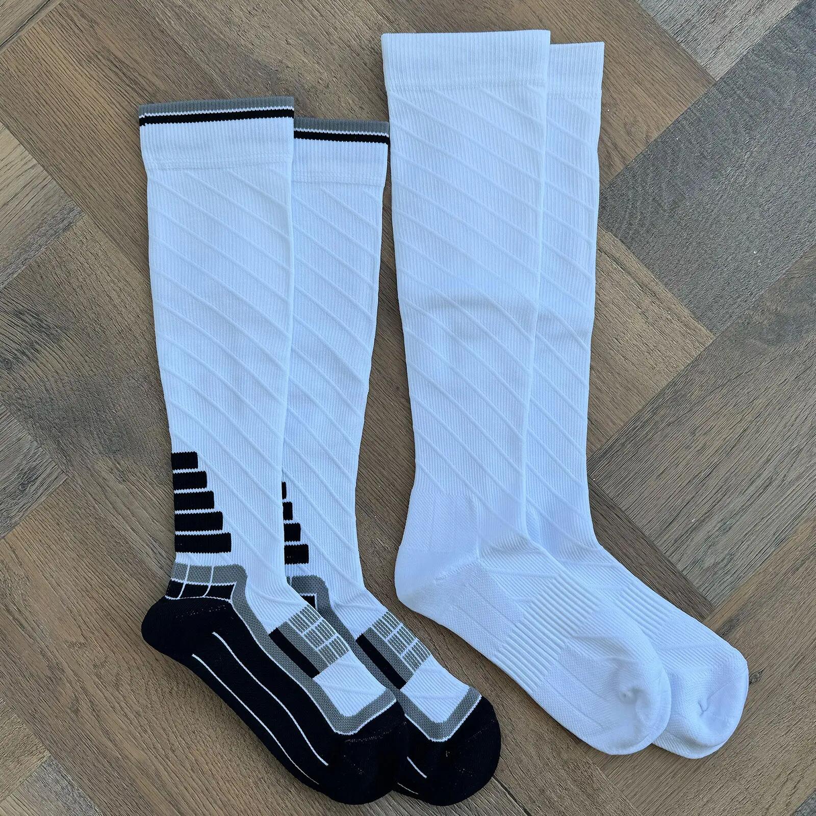Chaussettes de Compression Contention Sport Course à Pied et Avion Femme Homme 7/12