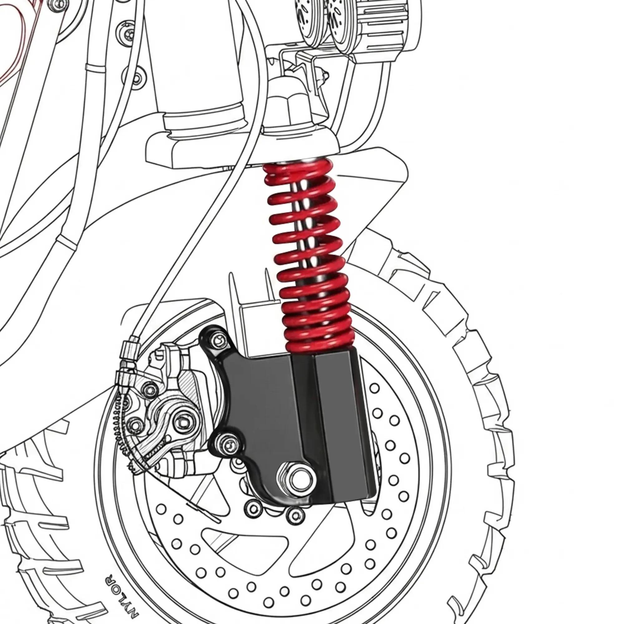 RED FRONT CONTROL ARMS ECROSSPROLITE2 2/4