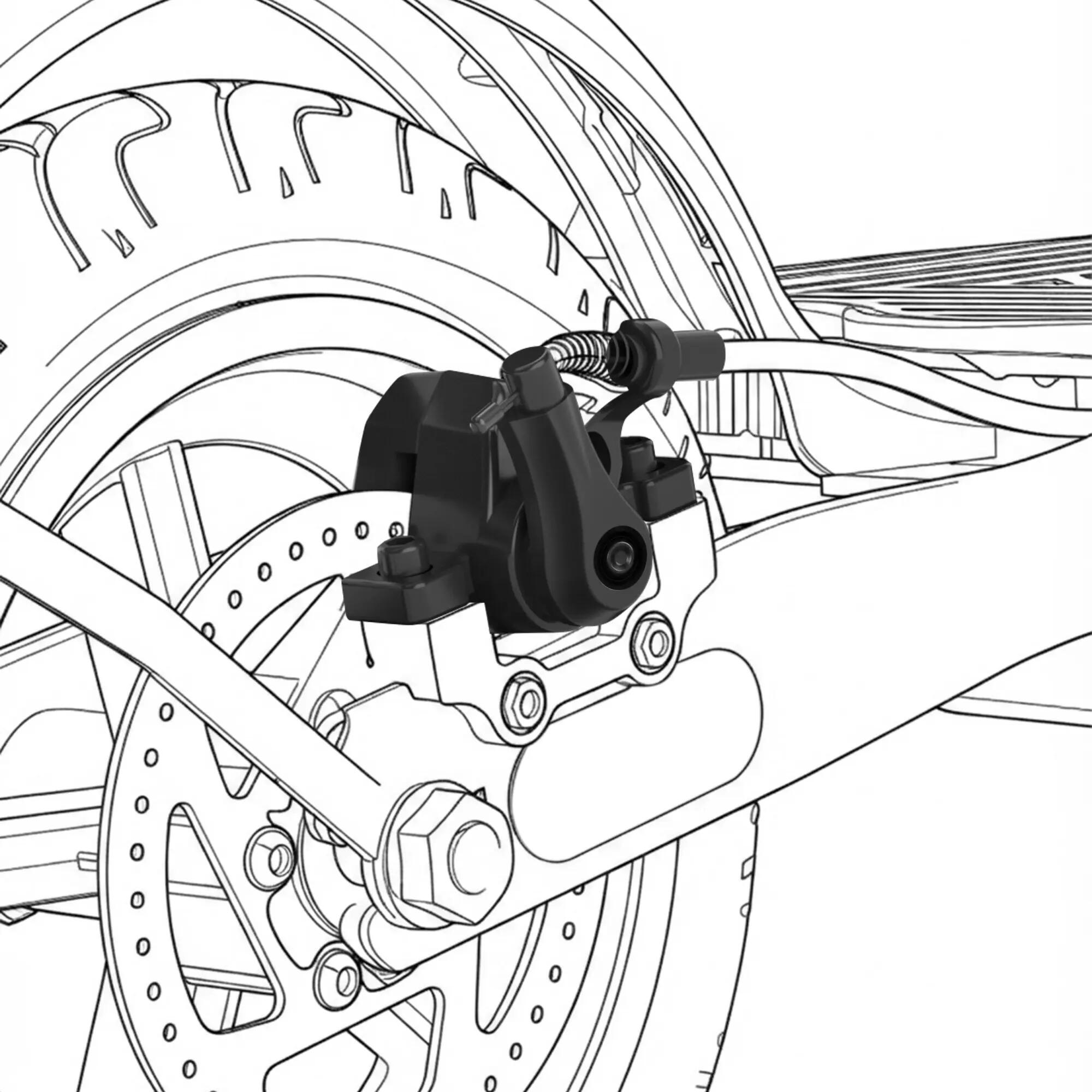 85 PLUS/100 PLUS/85 EVO/100 EVO ETRIER DE FREIN / BRAKE CALIPER- Piece trottinet 2/4