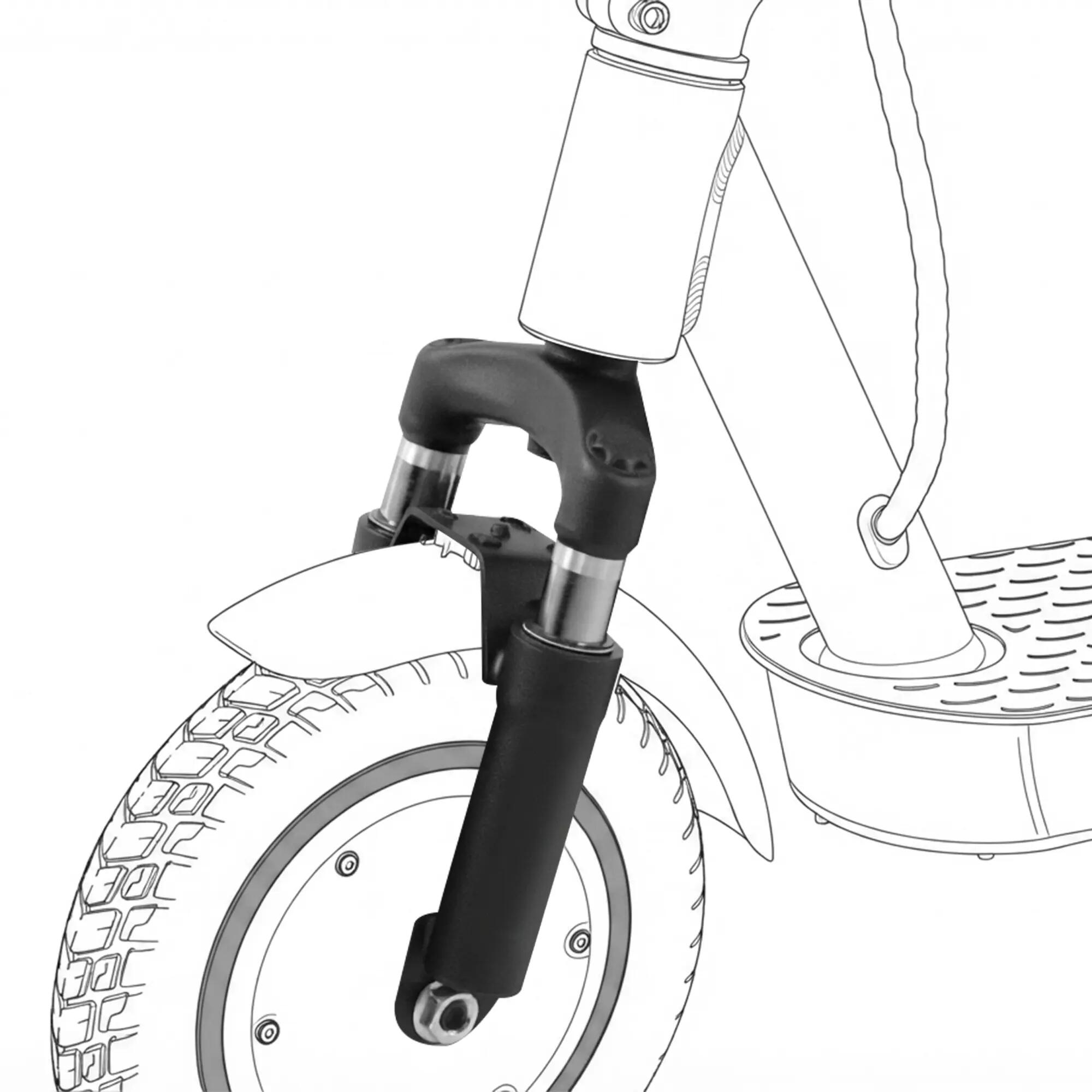 RIDE 100 MAX PLUS/100 MAX 2 FOURCHE AVANT/FRONT FORK- Piece trottinette élèctriq 2/4