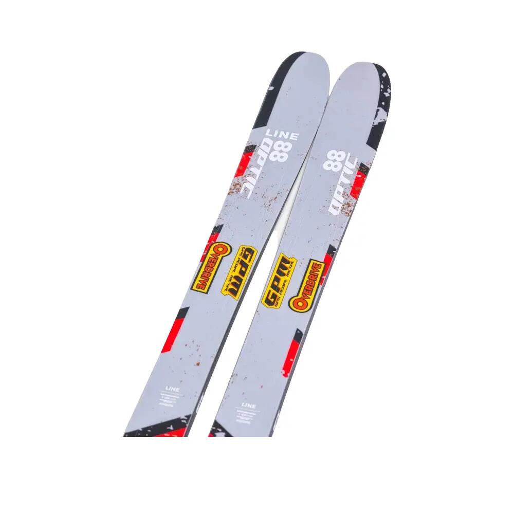 Line Optic 88 Gris Esquíes para hombre sin fijaciones 5/6