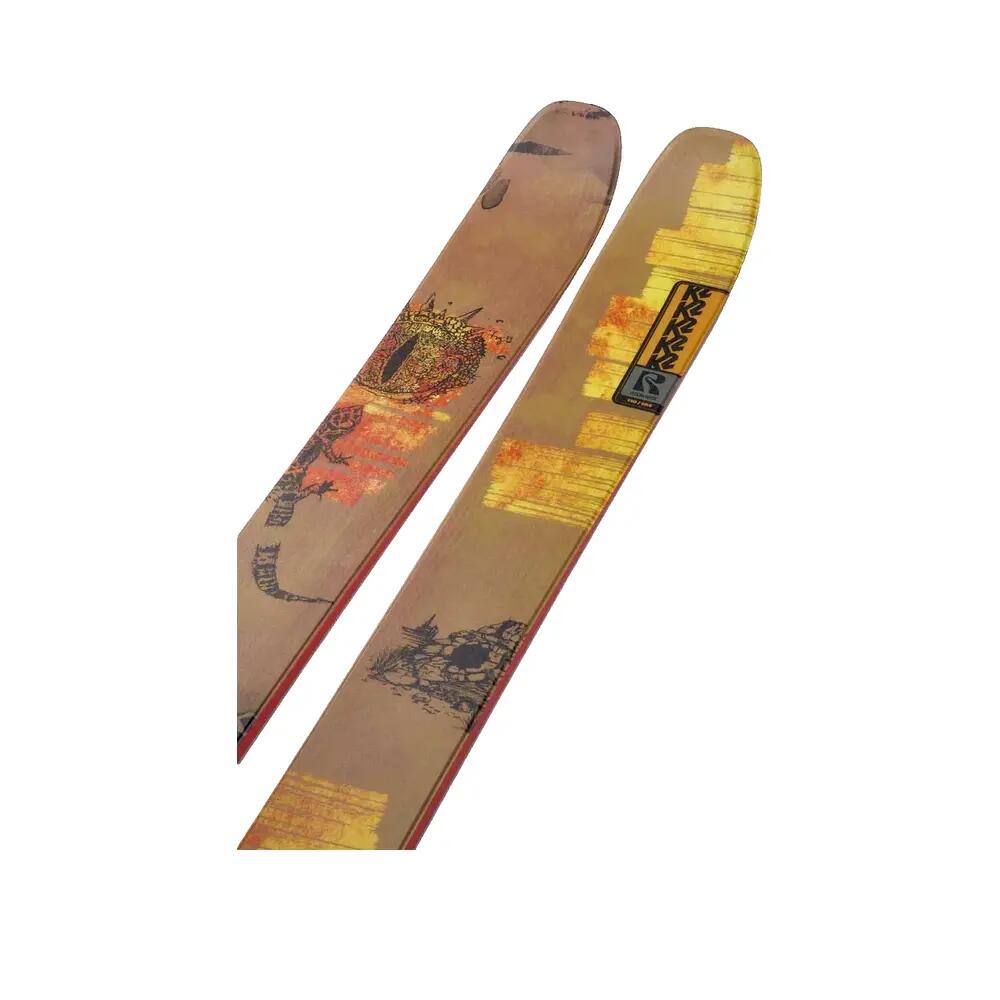 Sci singoli K2 Reckoner 110 Yellow da uomo (senza attacchi) 8/9