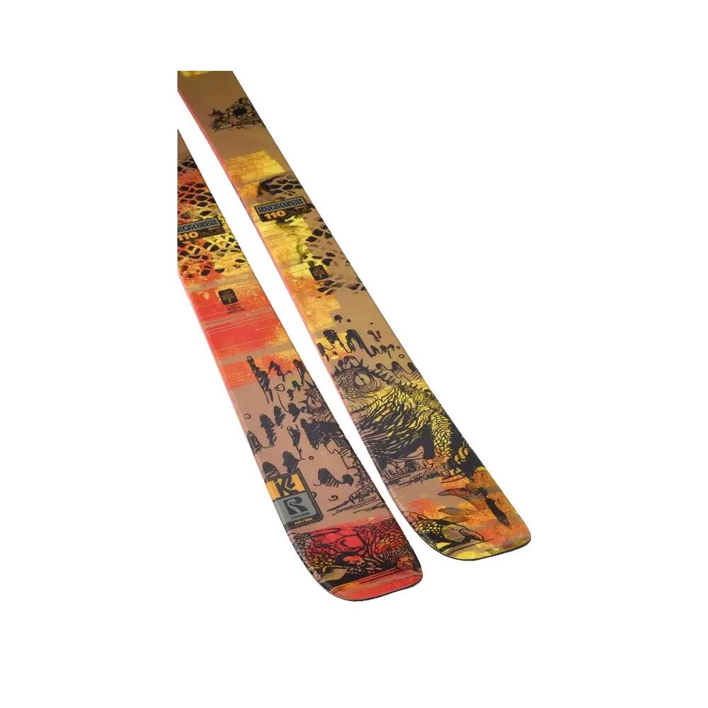 Sci singoli K2 Reckoner 110 Yellow da uomo (senza attacchi) 7/9