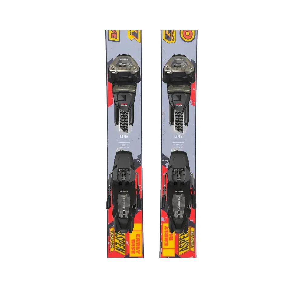 Line Optic 88 Gris Esquíes para hombre sin fijaciones 3/6