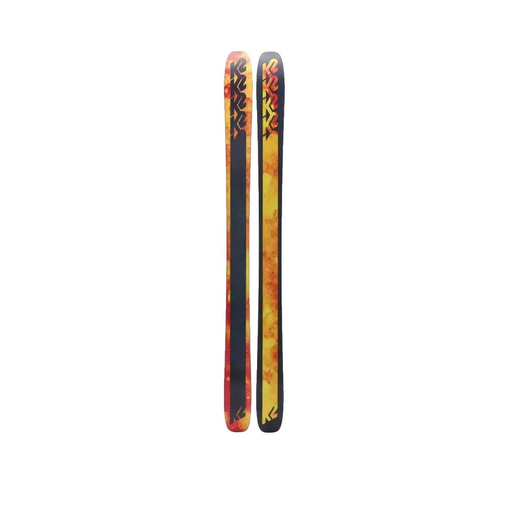 Sci singoli K2 Reckoner 110 Yellow da uomo (senza attacchi) 5/9