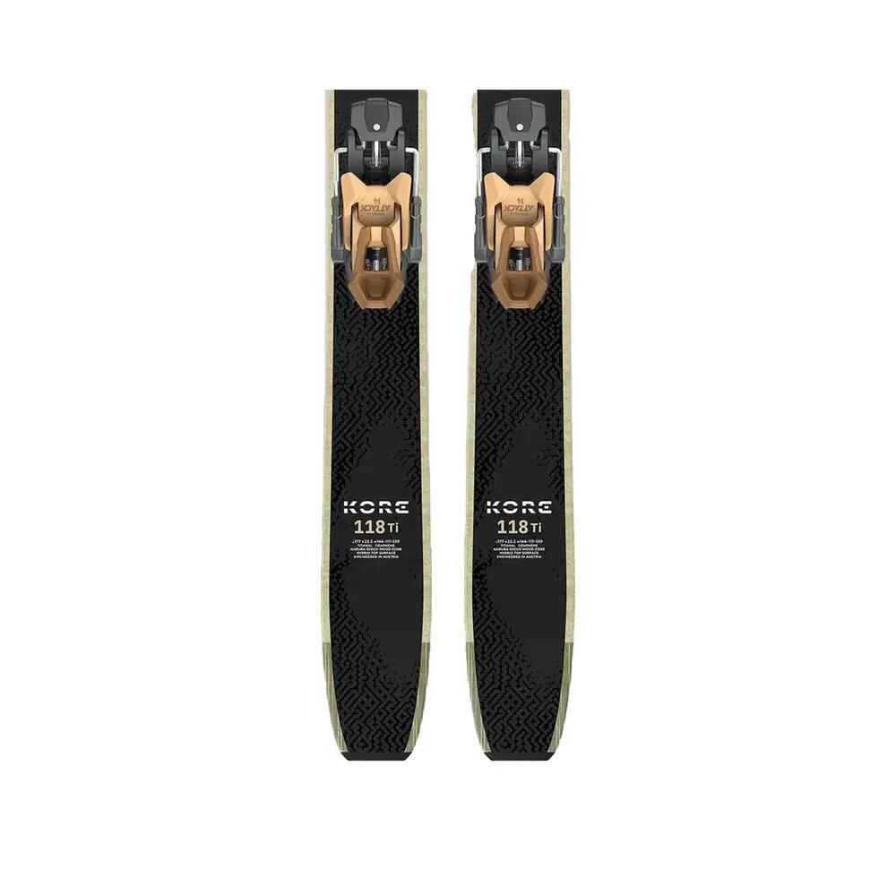Zaino da sci Head Kore 118 ti + attacchi Attack 14 gw + freno nero per uomo 4/9