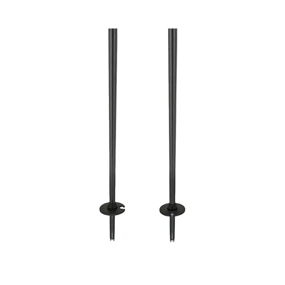 Men's Frontside Carbon Black Blue Ski Poles 4/5