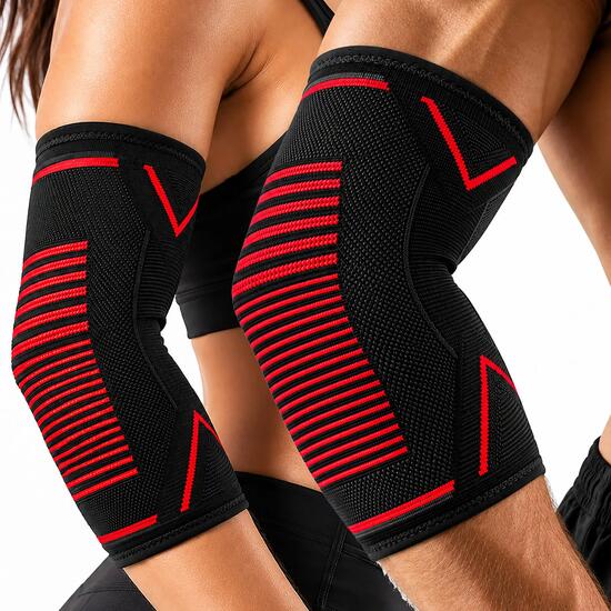 Coudière Compression, Attelle Coude, Tennis Elbow, Golf, Maintien Sport (Paire)
