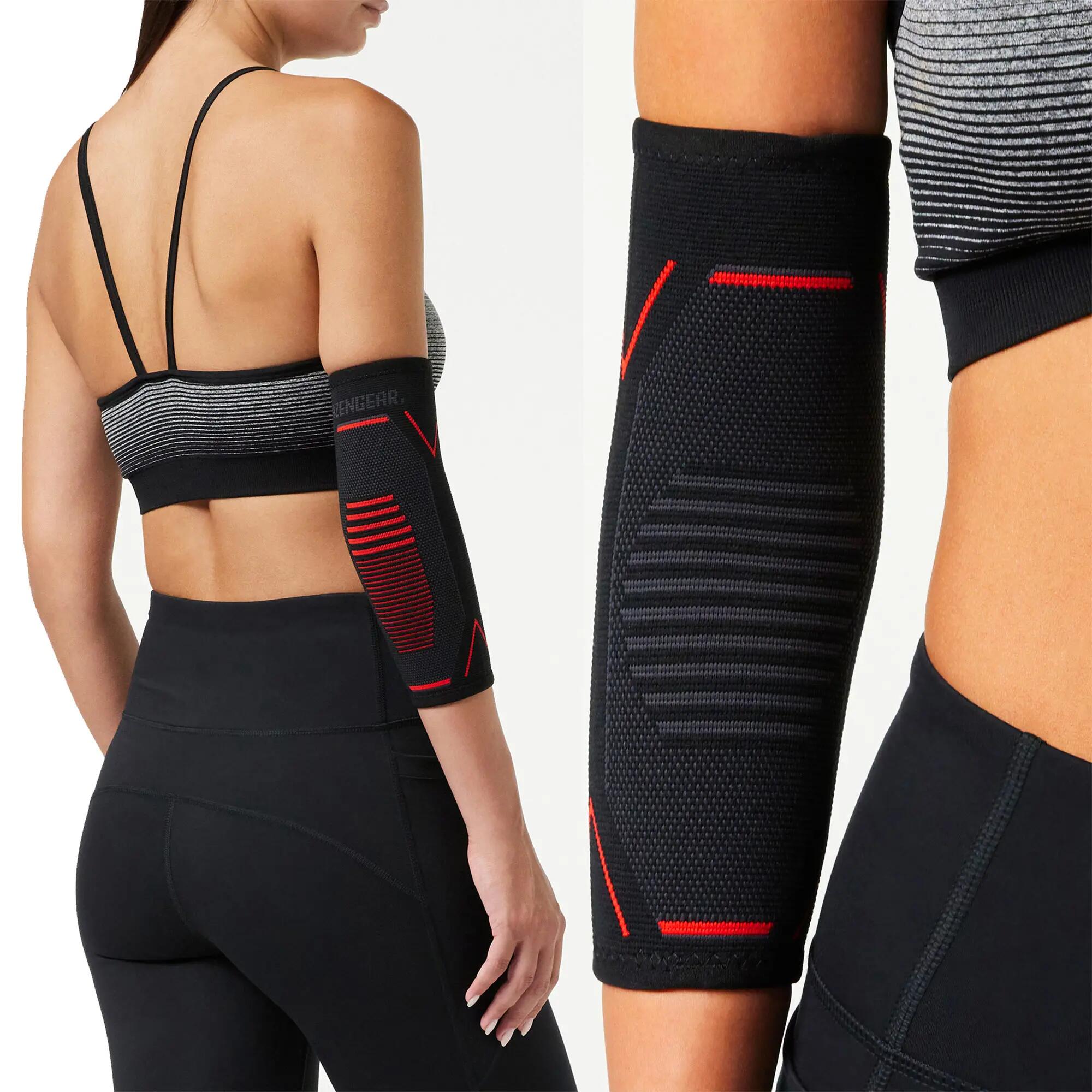Ellenbogenbandage 2 Pack Kompression und Armstütze für Sport 6/11