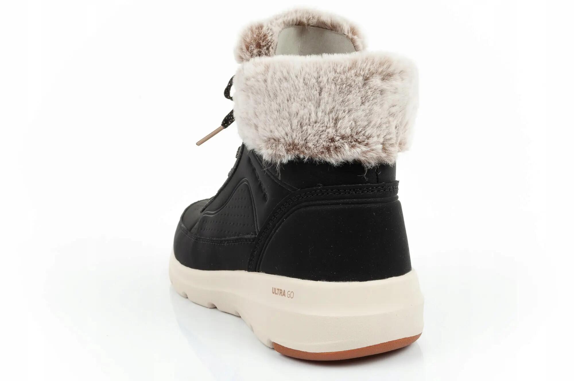 Chaussures de sport Women Skechers Glacial Ultra-Mountain Muse hiver noires 5/10