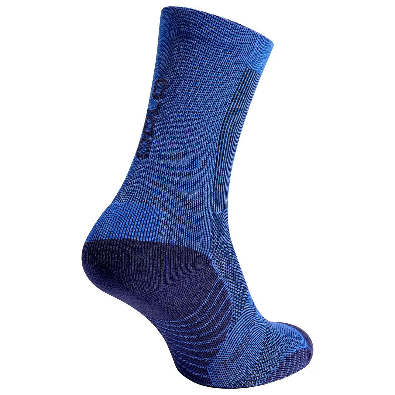 Odlo Odlo Socks crew PERFORMANCE RUN Sokken SCHITTEREND BLAUW 42-44 3/6