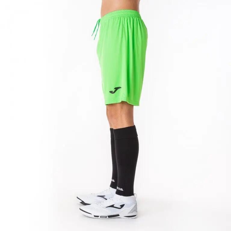 Joma Nobel Fluorescent Green Football Shorts Polyester 4/7
