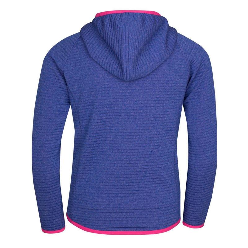 Mädchen Fleece Jacke Sogndal Marineblau/Magenta