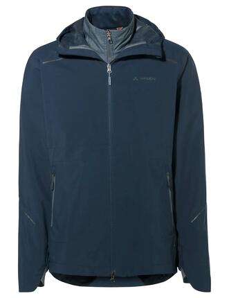 Veste imperméable à capuche zippé VAUDE Yaras