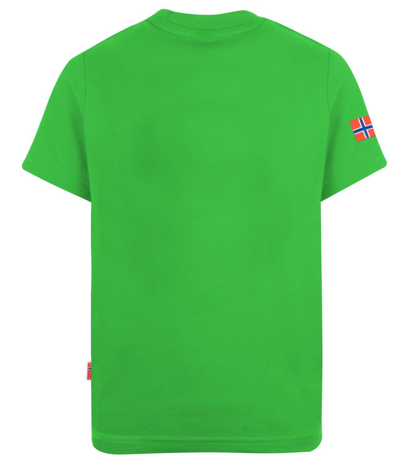 T-shirt enfant Troll T vert clair / bleu 2/3