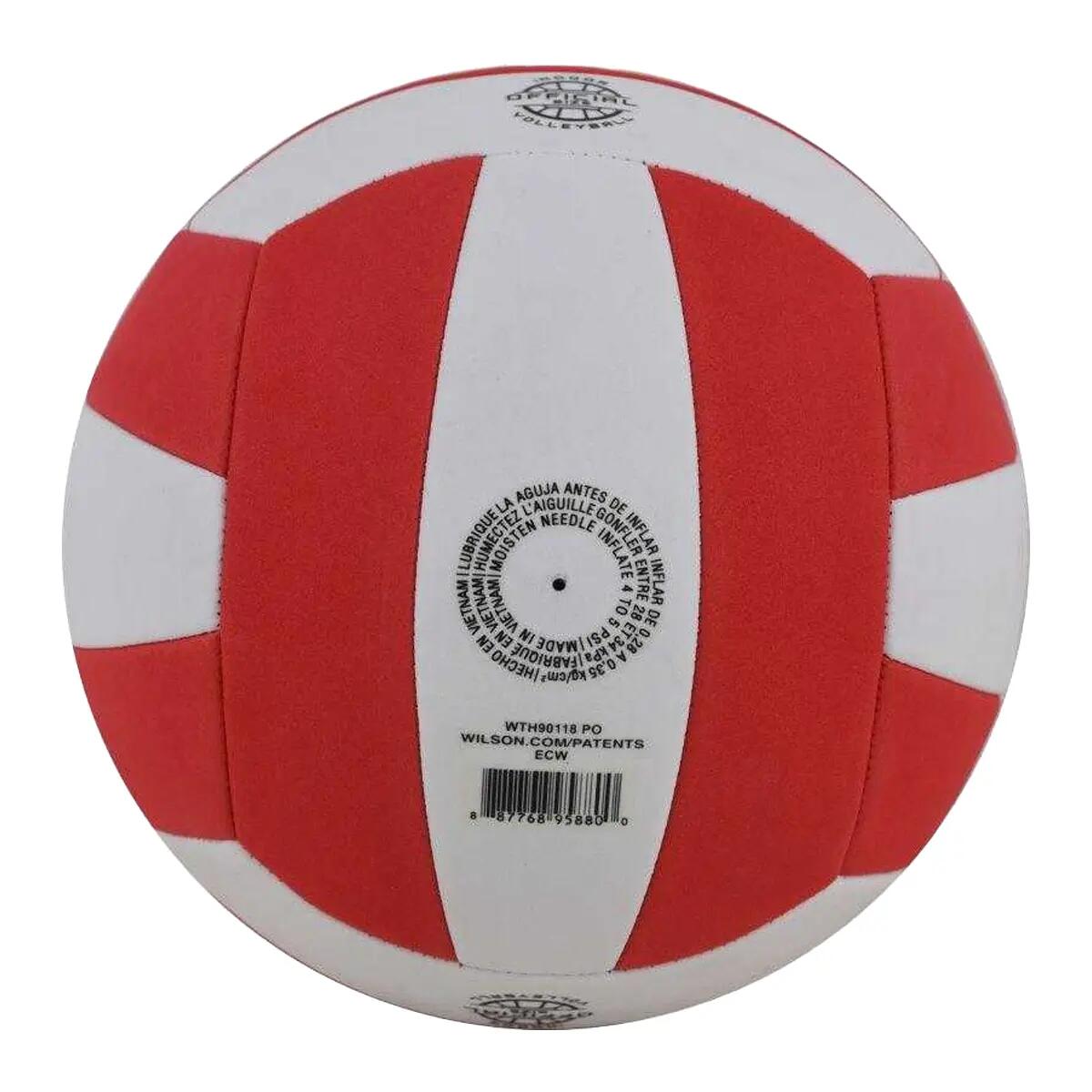 Balón Voleibol Super Soft Play Polska Blanco, Rojo 5 3/3