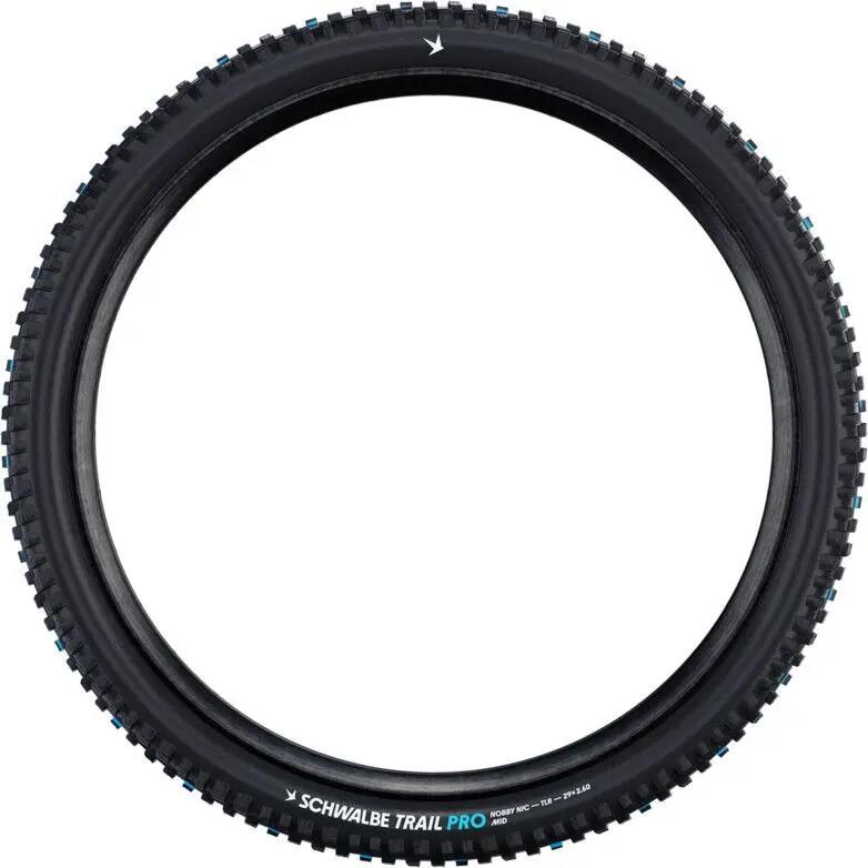 Schwalbe Nobby Nic Trail Pro 27.5'' TLR Soft Mid Mountain Bike Tire - Black 3/3