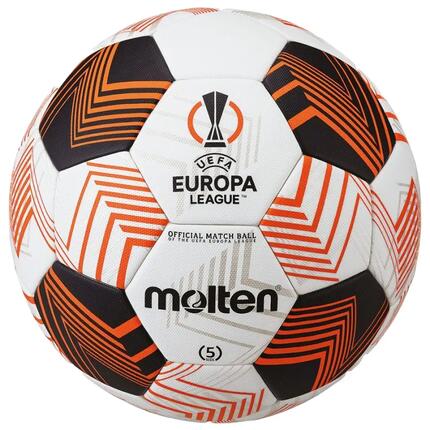 Ballon De Foot UEFA EUROPA LEAGUE 2023/24 (Blanc / Orange) Taille 5