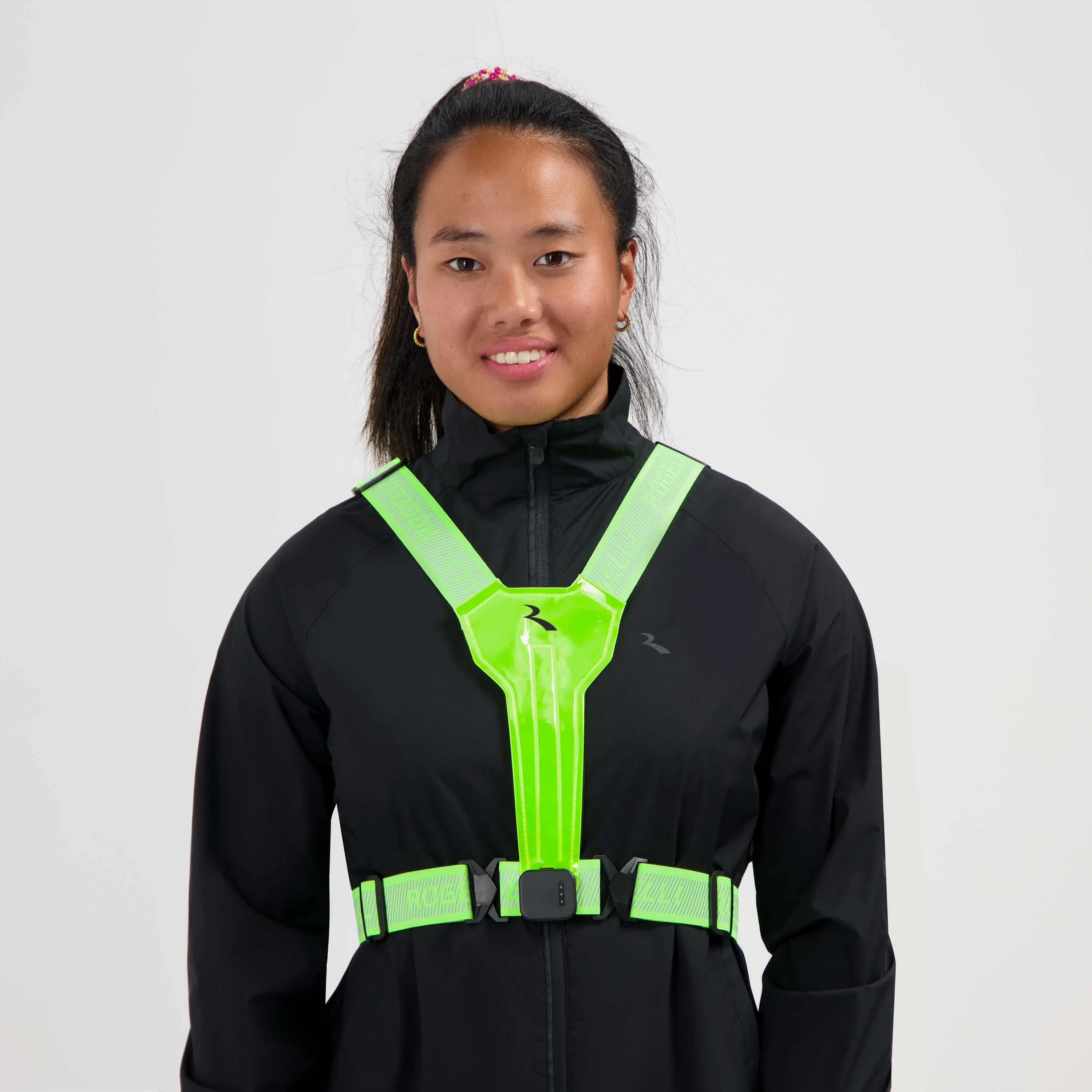USB Rechargeable LED Vest for Runners & Cyclists 5/8