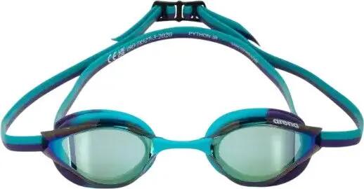 Occhialini da nuoto Arena Python Junior Mirror turchese/viola, 6-12 anni 2/14