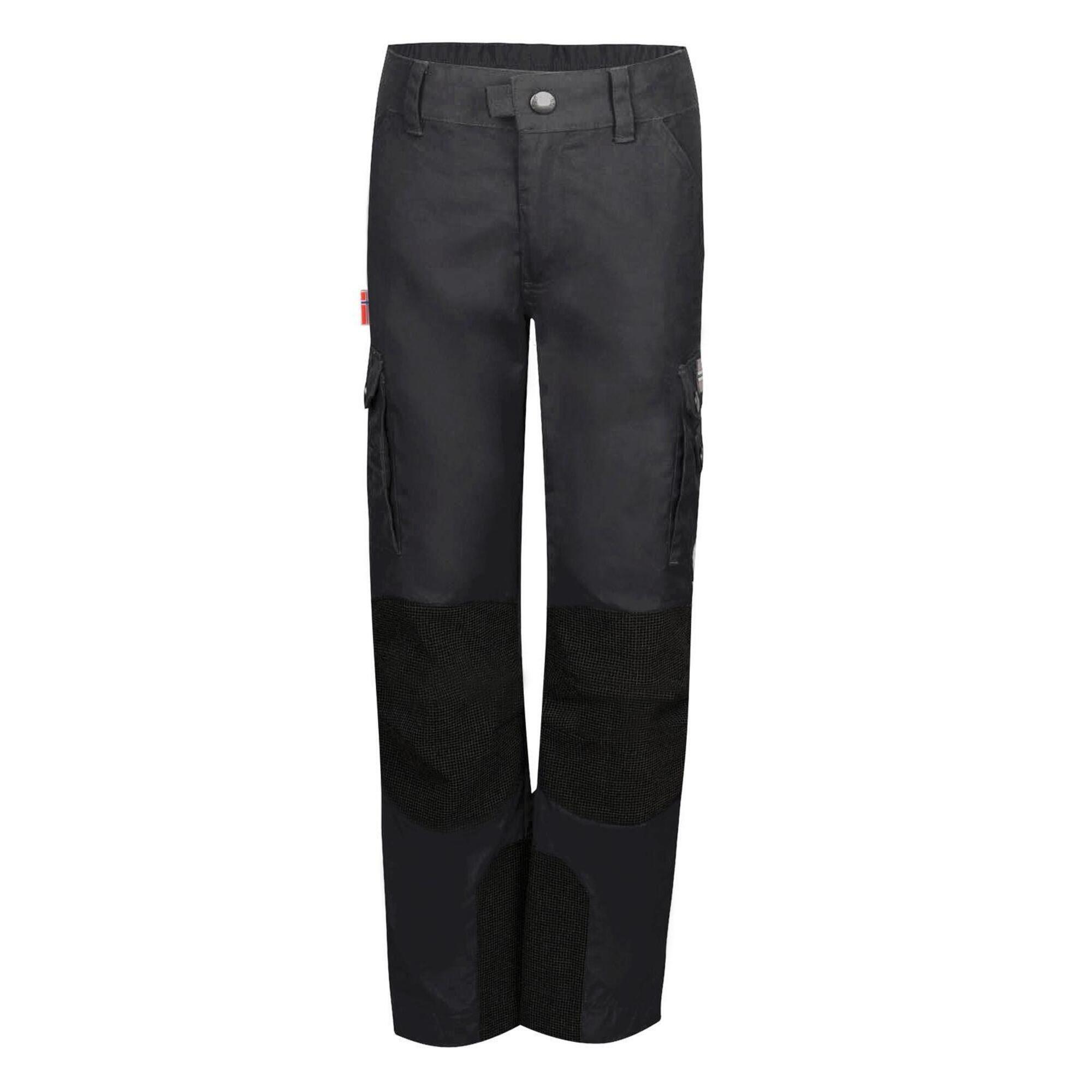 TROLLKIDS Kinder Outdoorhose Hammerdalen Anthrazit