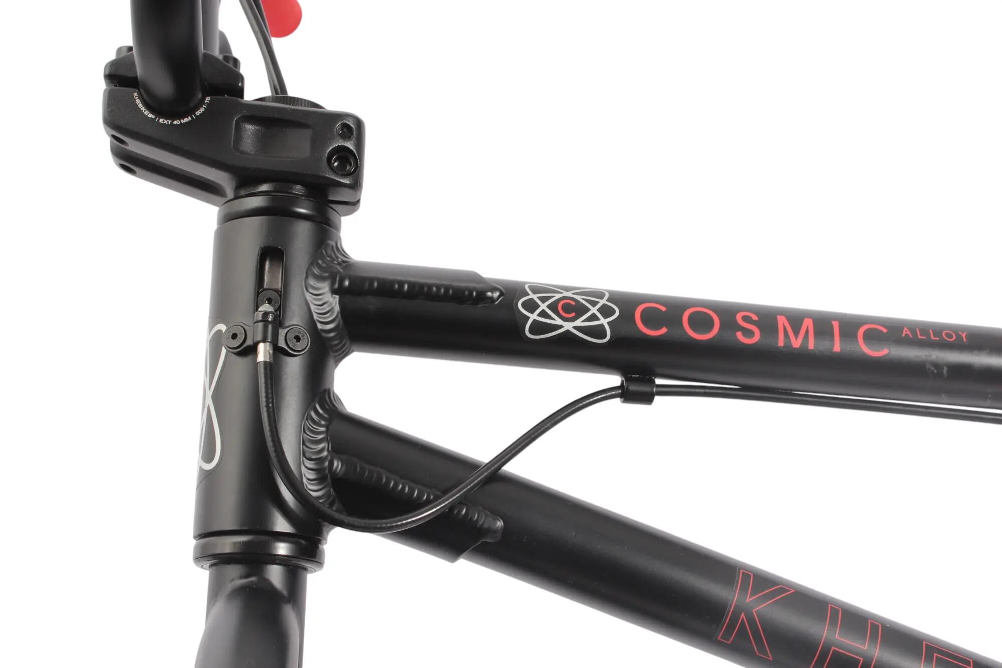 Rower BMX dziecięcy aluminiowy COSMIC AL czarny 20 cali 10,6 kg 6/14