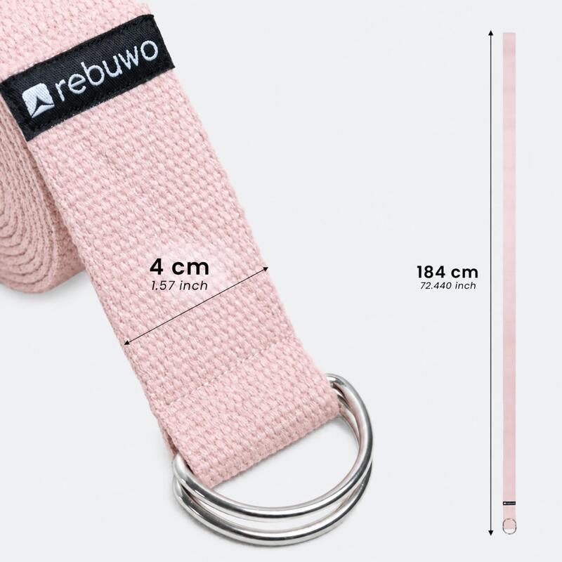 Yoga ve Pilates Kemeri 184 cm - Pembe