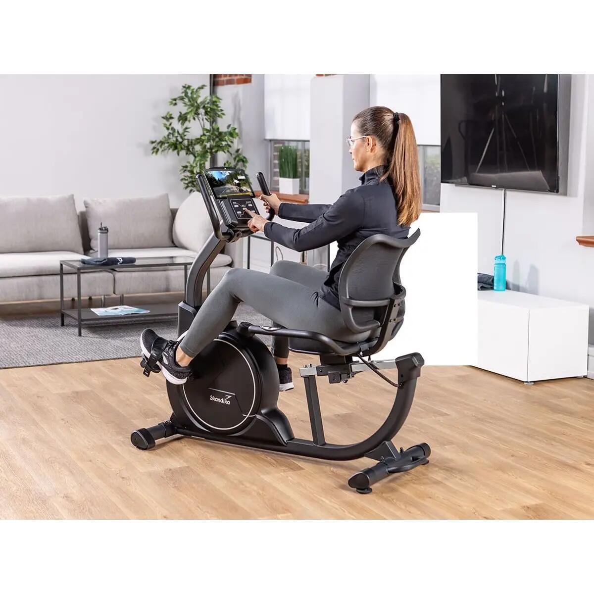 Liege-Ergometer Cykling P8-H Comfort - Magnetbremse - 16 Widerstandsstufen 4/15