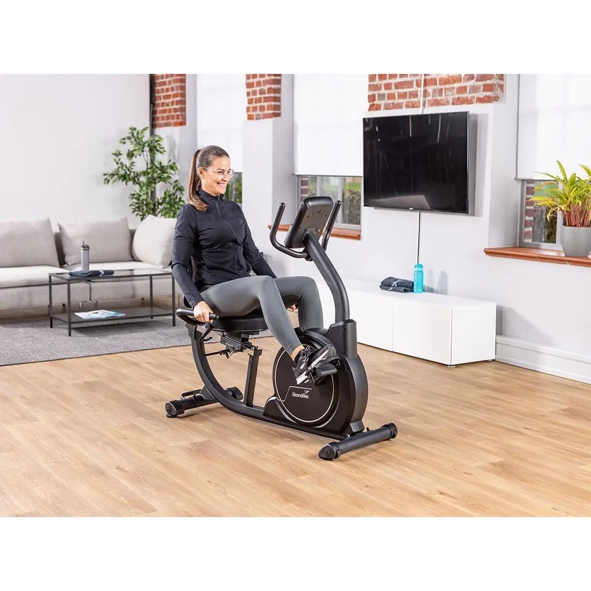 Liege-Ergometer Cykling P8-H Comfort - Magnetbremse - 16 Widerstandsstufen 2/15