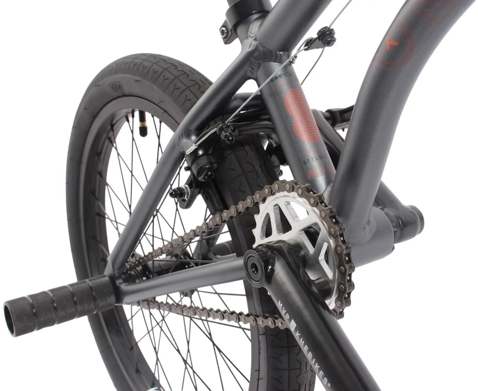 BMX bike adult STYLUS V2 silver 20 inch 19.6 lbs 9/15