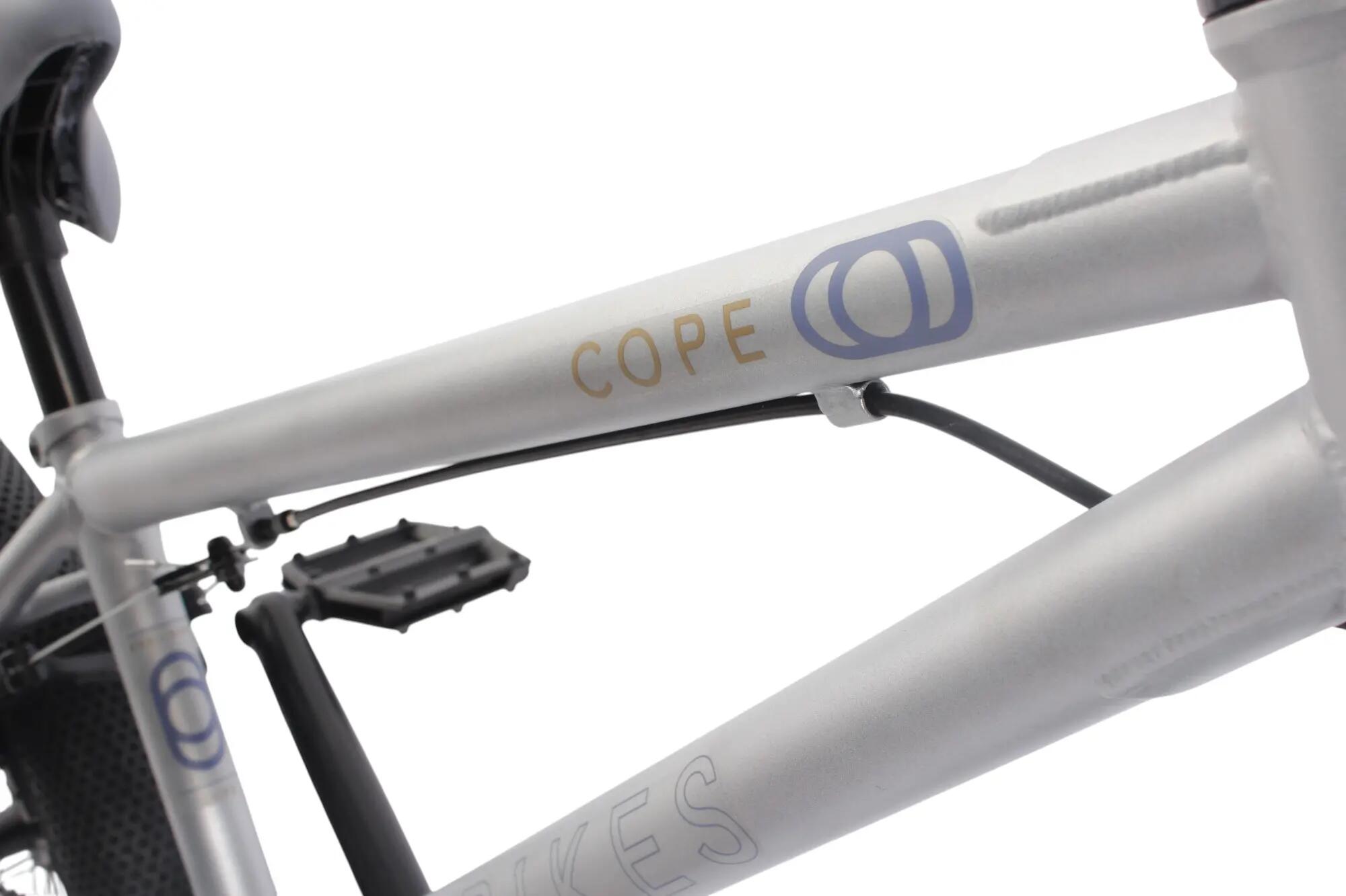 BMX bike adult COPE silver 20 inch 24.5 lbs 8/15