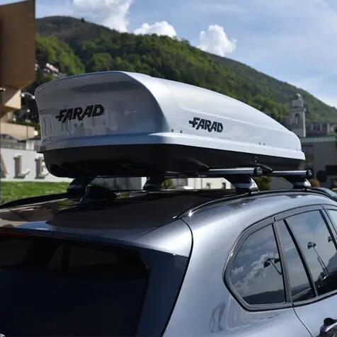 Bagageiro de teto FARAD KORAL 400L cinzento 4/6