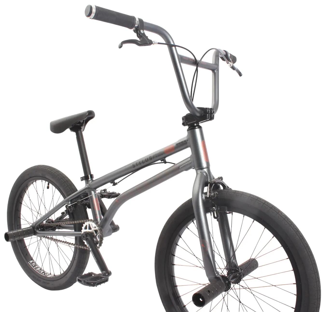 BMX bike adult STYLUS V2 silver 20 inch 19.6 lbs 4/15