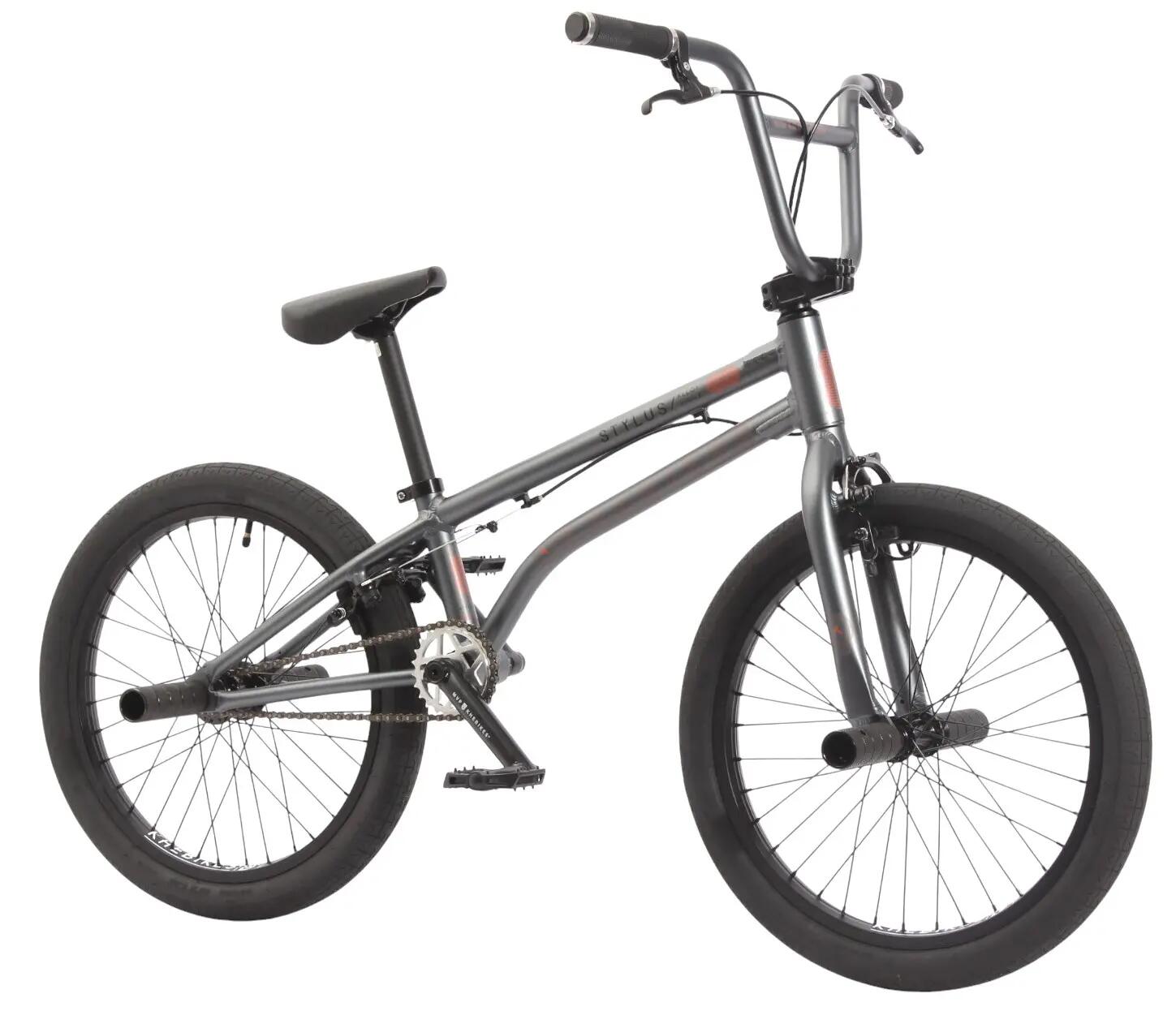 BMX bike adult STYLUS V2 silver 20 inch 19.6 lbs 3/15