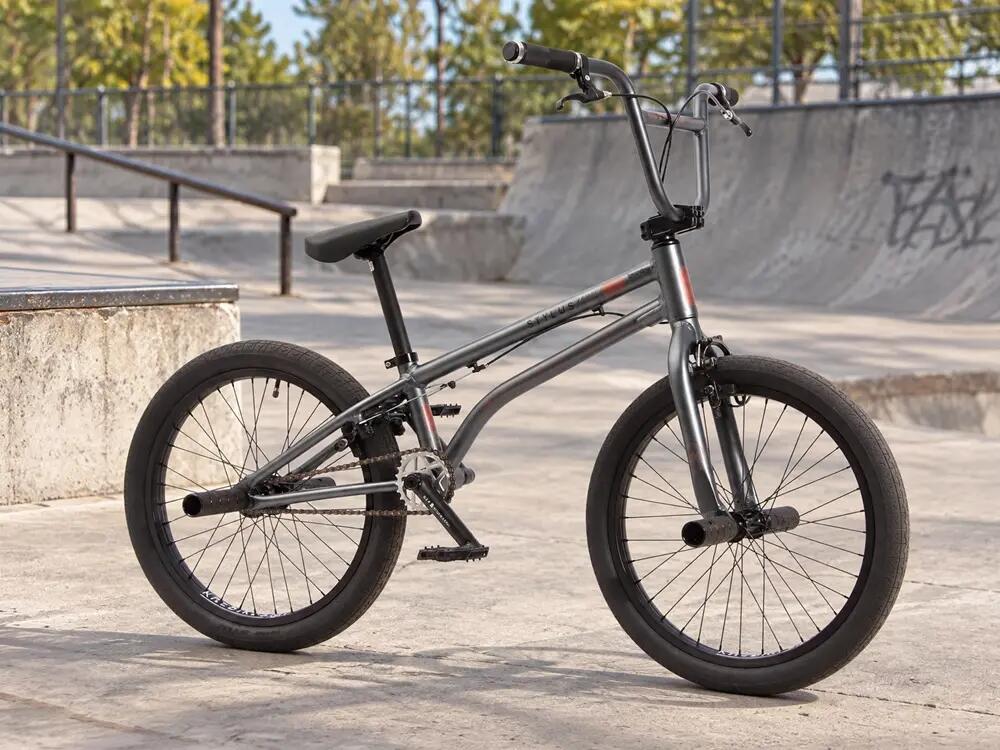 BMX bike adult STYLUS V2 silver 20 inch 19.6 lbs 2/15